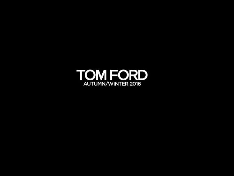Tom Ford Heads New York Fashion Week 2016