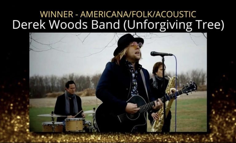 Derek Woods Band Receives ‘Best Americana/Folk/Acoustic Award’ at Hollywood Music in Media Awards