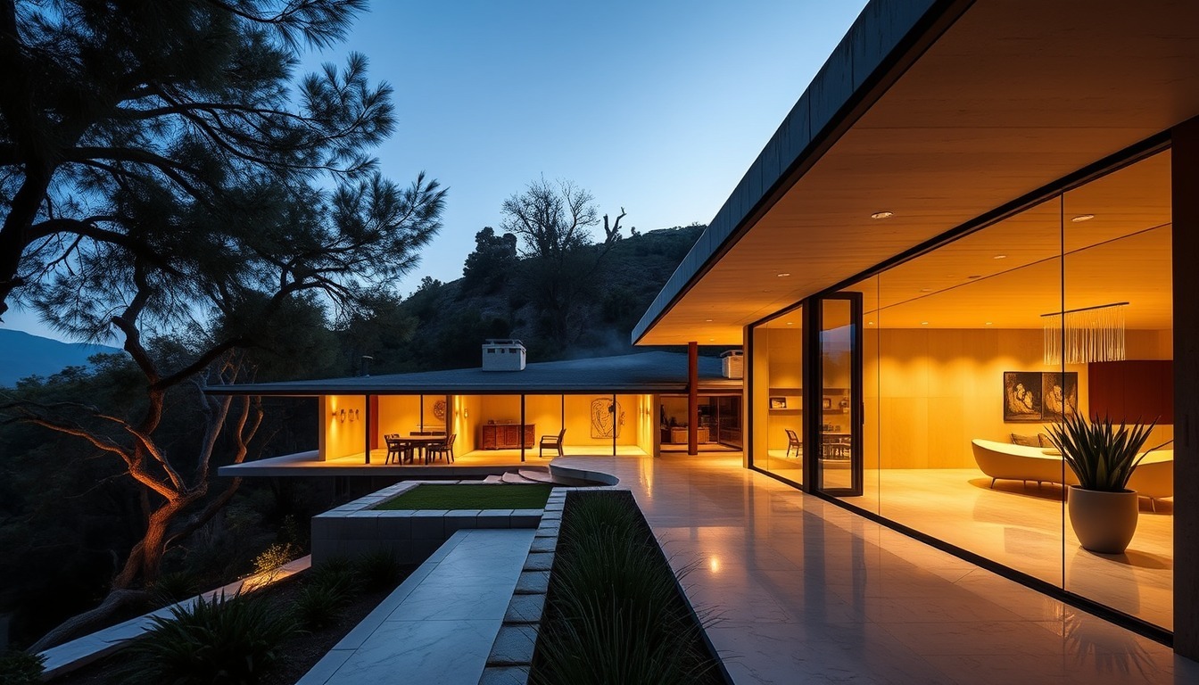 Trousdale Estates Post-and-Beam: Los Angeles Design Guide - Trousdale Estates Post-and-Beam Editorial Photography for LA Life Magazine